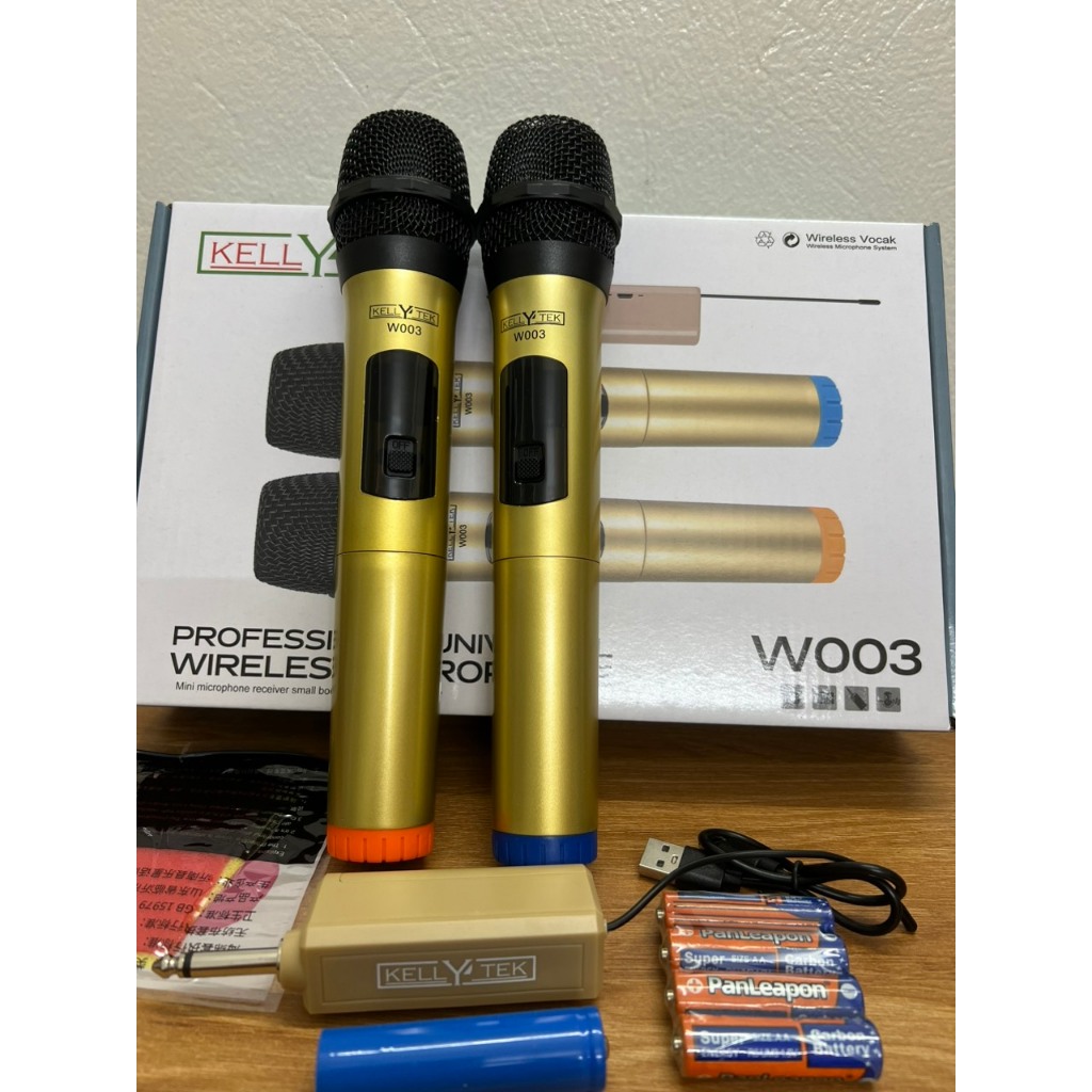 Micro Không dây cao cấp ONTEK E6S / W003 chính hãng âm thanh nhẹ và êm, chuyên dùng cho Amply, loa kéo-bảo hành 12 tháng