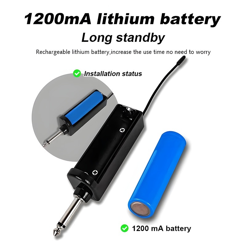 Micro Không dây cao cấp ONTEK E6S / W003 chính hãng âm thanh nhẹ và êm, chuyên dùng cho Amply, loa kéo-bảo hành 12 tháng