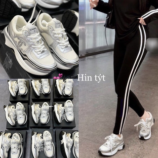Giày thể thao CN viền bạc sneaker siêu nhẹ Fullbox Bill túi