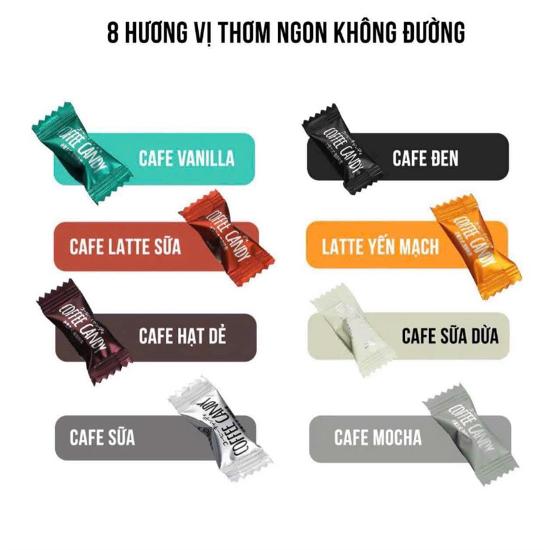 KẸO VIÊN CAFE MIX 4 VỊ