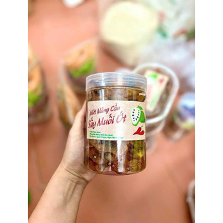 129k hủ 500g mứt mãng cầu sấy muối ớt