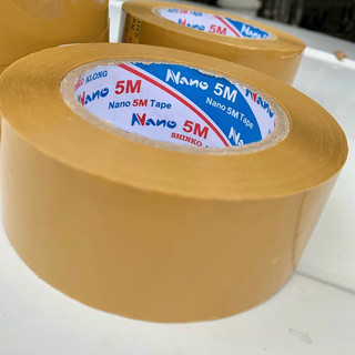 1 cuộn băng keo đục/trong đóng hàng dán thùng 200yard