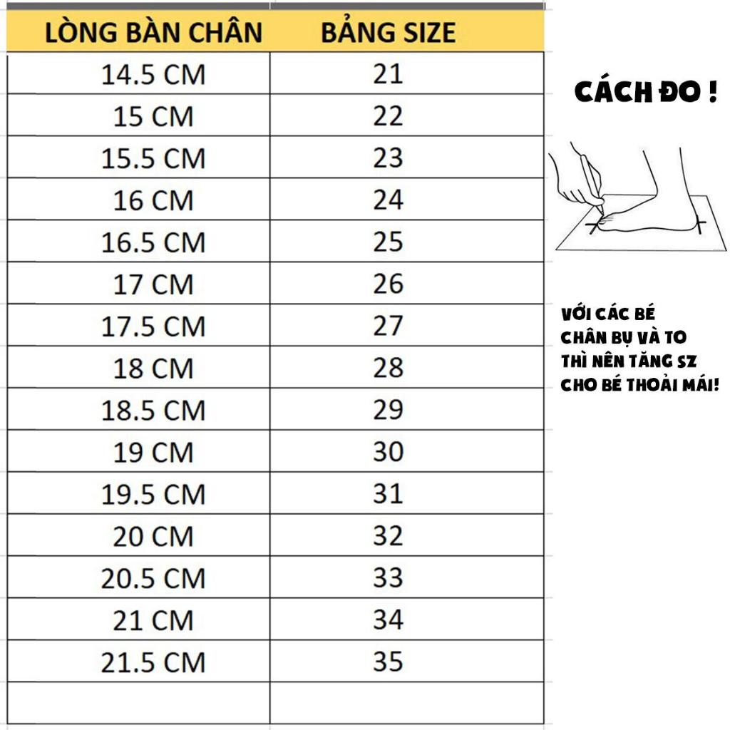 Giầy công chúa, Fom to đính nơ Hoa cườm thời trang cho bé gái 2-10 tuổi
