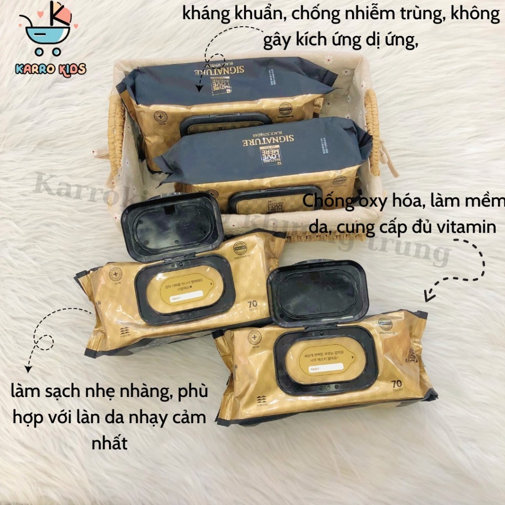 Khăn giấy ướt Nature Love Mere - KARROKIDS