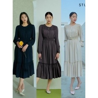 Đầm nữ dài dự tiệc váy xòe Luxe 2 lớp sang chảnh xuát hàn bảo châu shop vnxk