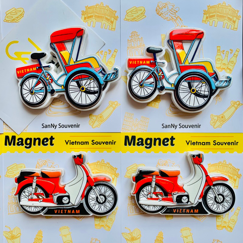 Nam châm tủ lạnh SanNy hình chiếc xe