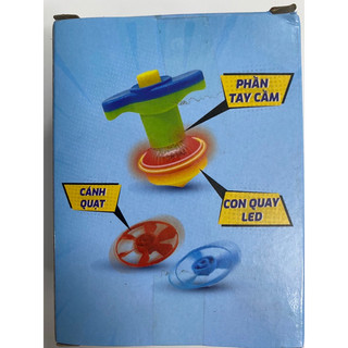 Combo 2 đồ chơi con quay, chong chóng