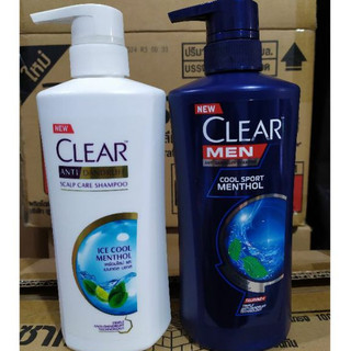 Dầu gội clear men- bạc hà 450ml thái lan.