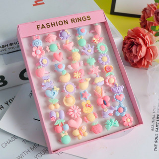 Hộp 50 chiếc nhẫn siêu xinh cho bé 3-9 tuổi