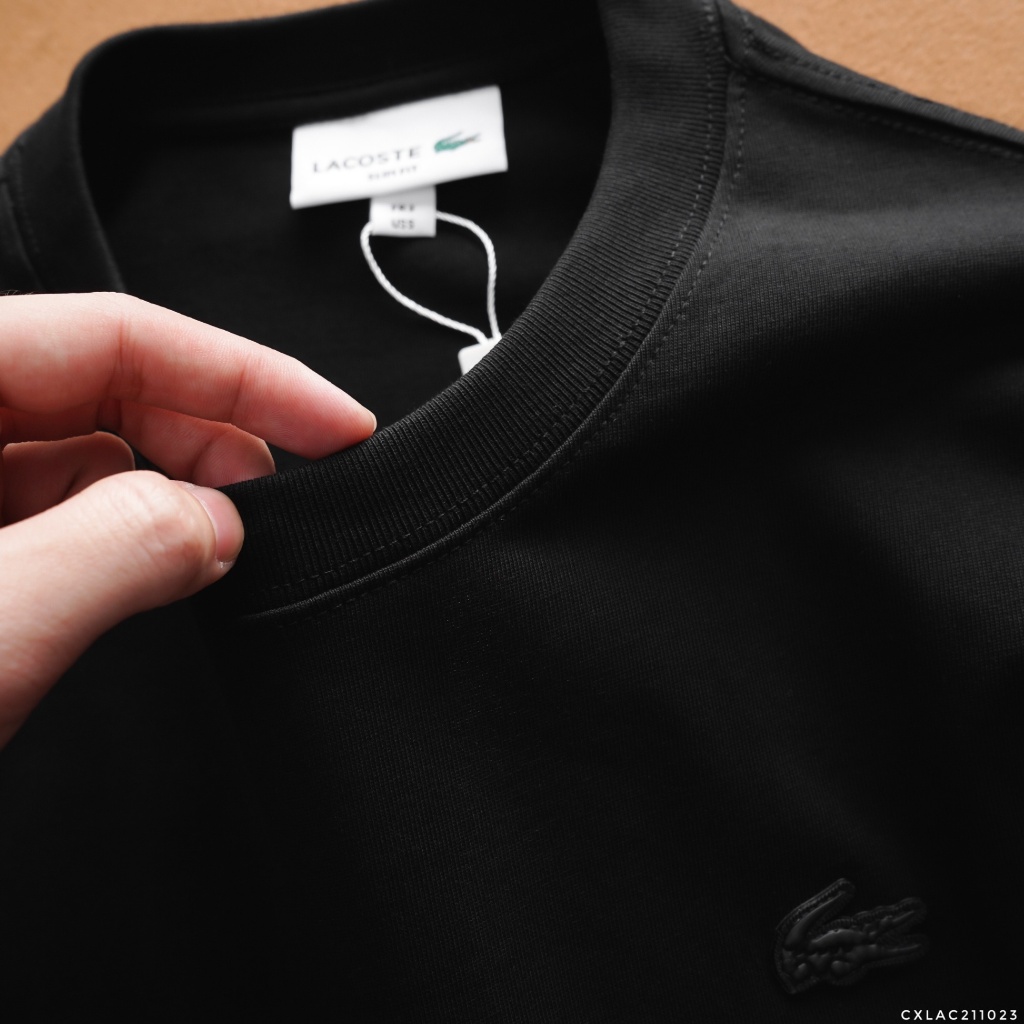 Áo Thun Nam Dài Tay Lcst Trơn AT42, Form Slim-Fit, vải cotton thấm hút mồ hôi Hàng VNXK