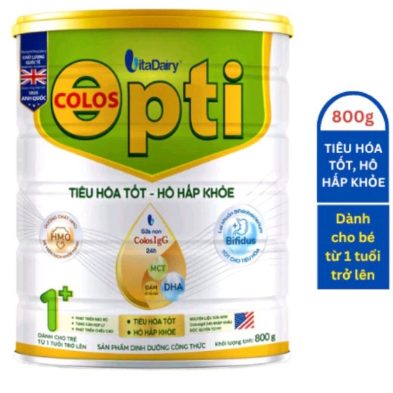 [  Có mã QR tích xu] Sữa bột Colosopti 0+; 1+ 800g ( Date mới nhất 2026)