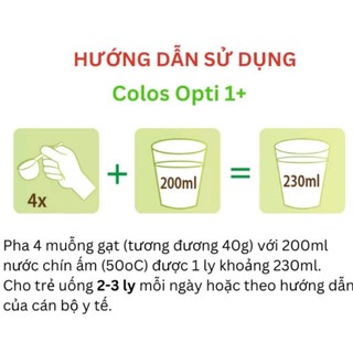 [  Có mã QR tích xu] Sữa bột Colosopti 0+; 1+ 800g ( Date mới nhất 2026)