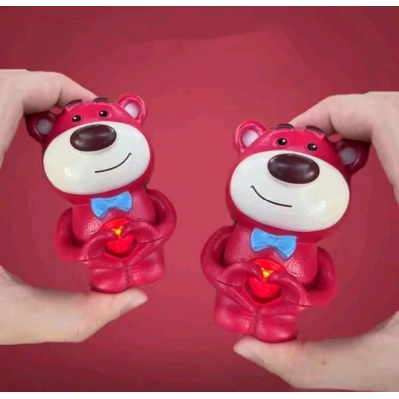 Quà Tặng Phát Sáng Tạo Hình Trái Tim Mẫu Gấu Dâu, Chó Quế, Người Ngoài Hành Tinh Dễ Thương