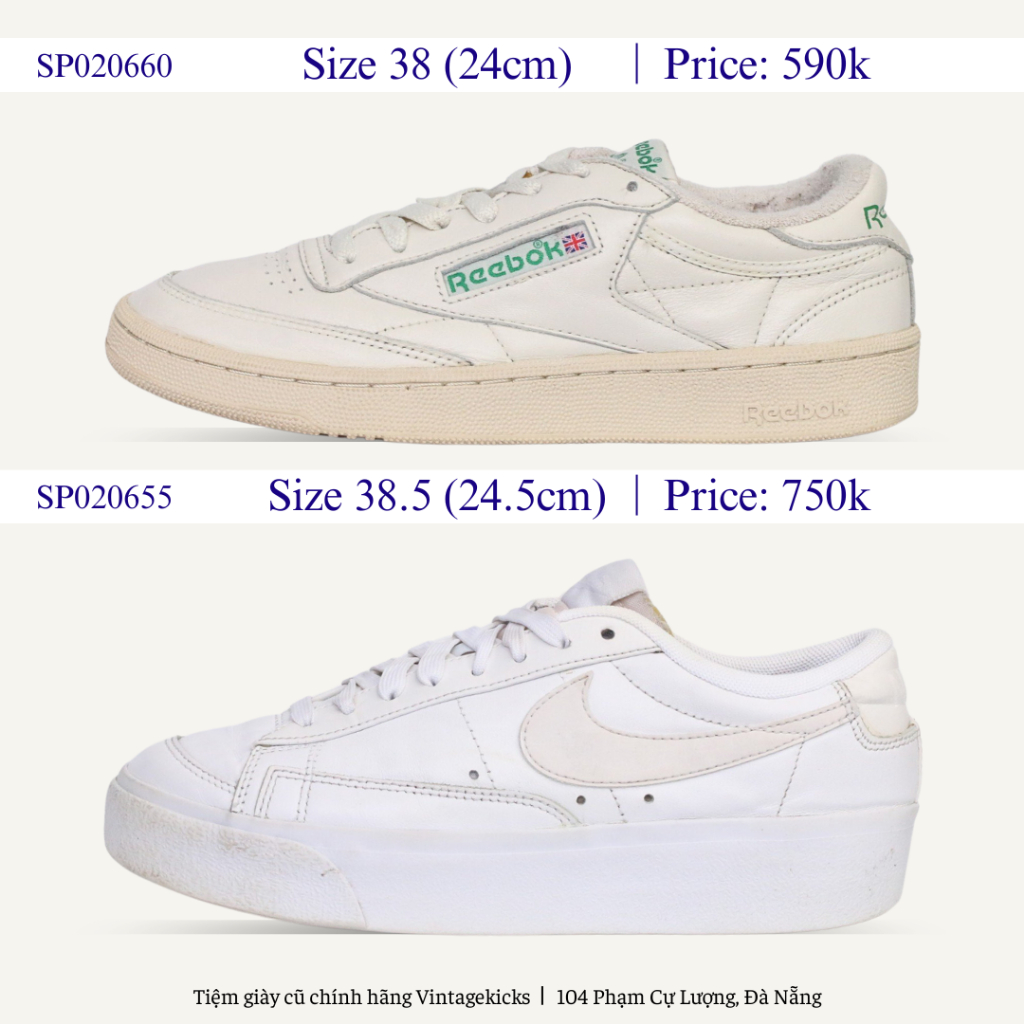 Giày 2hand thể thao Vintagekicks