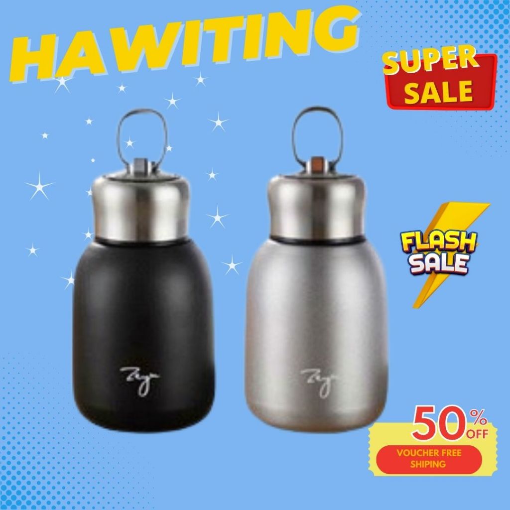 Bình Giữ Nhiệt Cà Phê Dung Tích 300ML, Thiết Kế Bình Dạng Lùn, Lõi Inox 304, Giữ Nhiệt Hơn 6 Tiếng