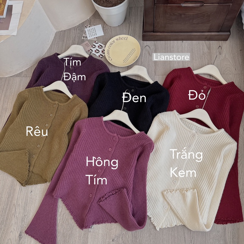 Áo len gân tay loe - Lianstore