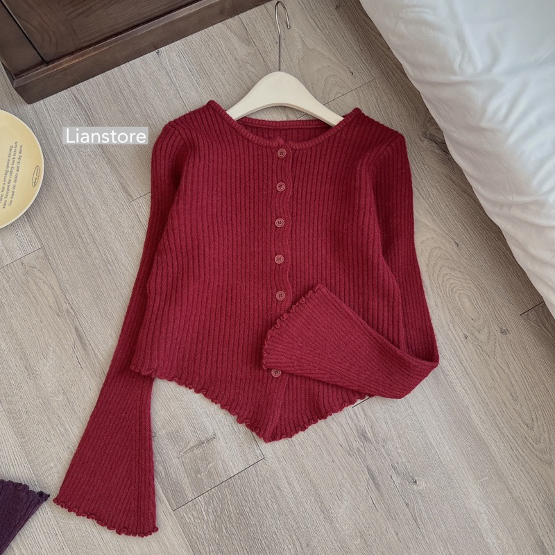 Áo len gân tay loe - Lianstore