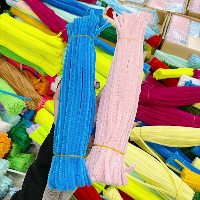 Set 46-50 Dây Xoắn Kẽm Nhung DIY Làm Hoa, Làm Đồ Thủ Công Handmade Hàng Loại 1