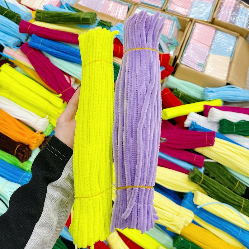 Set 46-50 Dây Xoắn Kẽm Nhung DIY Làm Hoa, Làm Đồ Thủ Công Handmade Hàng Loại 1