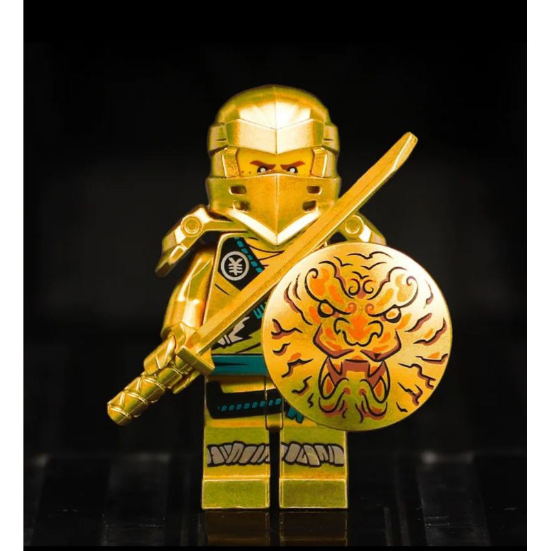 Combo 8 mô hình lắp ráp nhân vật Ninjago phiên bản Vàng Gold
