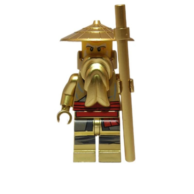 Combo 8 mô hình lắp ráp nhân vật Ninjago phiên bản Vàng Gold