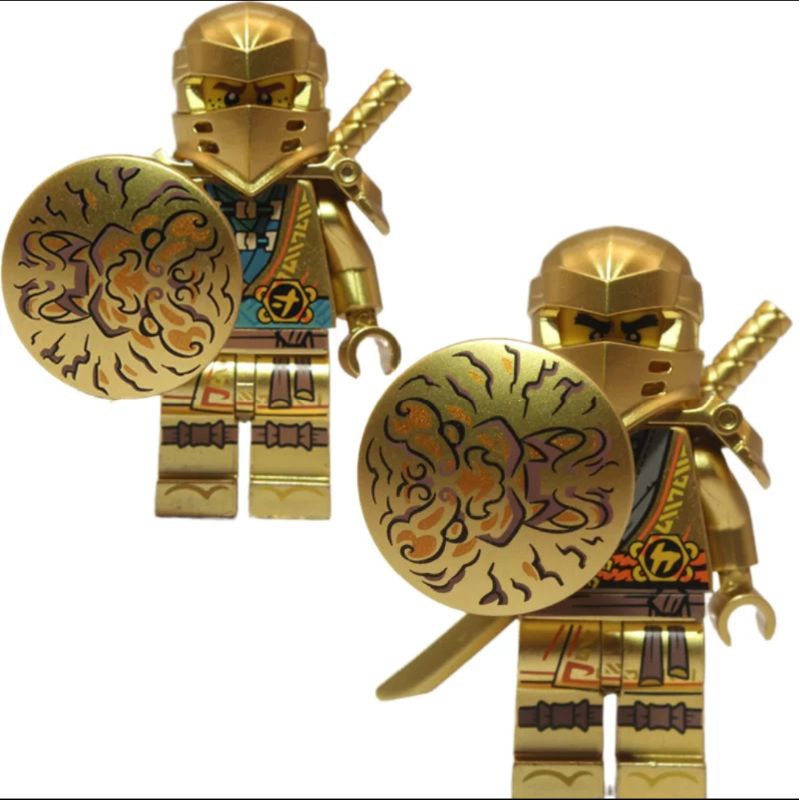 Combo 8 mô hình lắp ráp nhân vật Ninjago phiên bản Vàng Gold