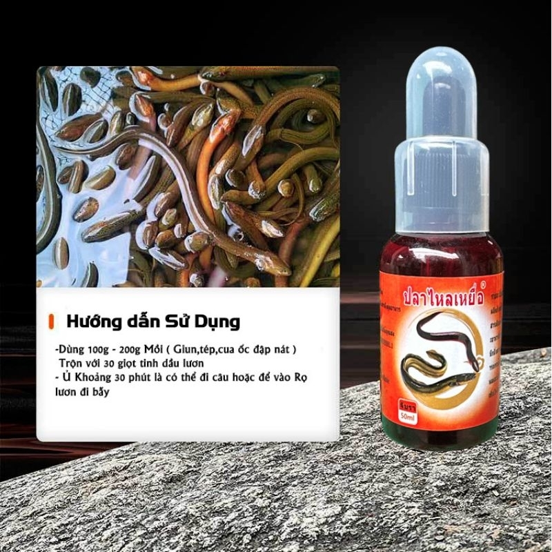 TINH DẦU DỤ LƯƠN, CHẠCH ĐẤT THÁI LAN DẠNG 50ML