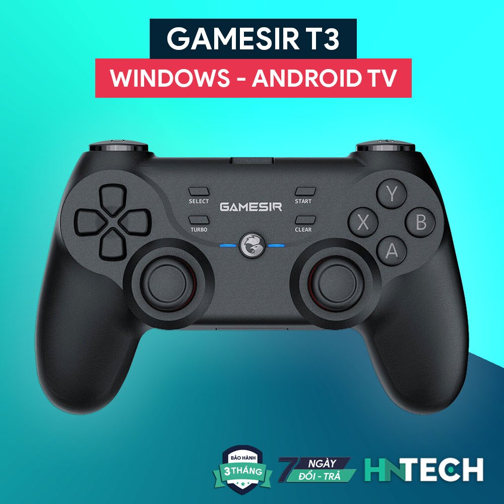 Tay cầm T3 - Tay cầm chơi game không dây ngon bổ rẻ cho PC và Android TV - Shop tay cầm chơi game Hn