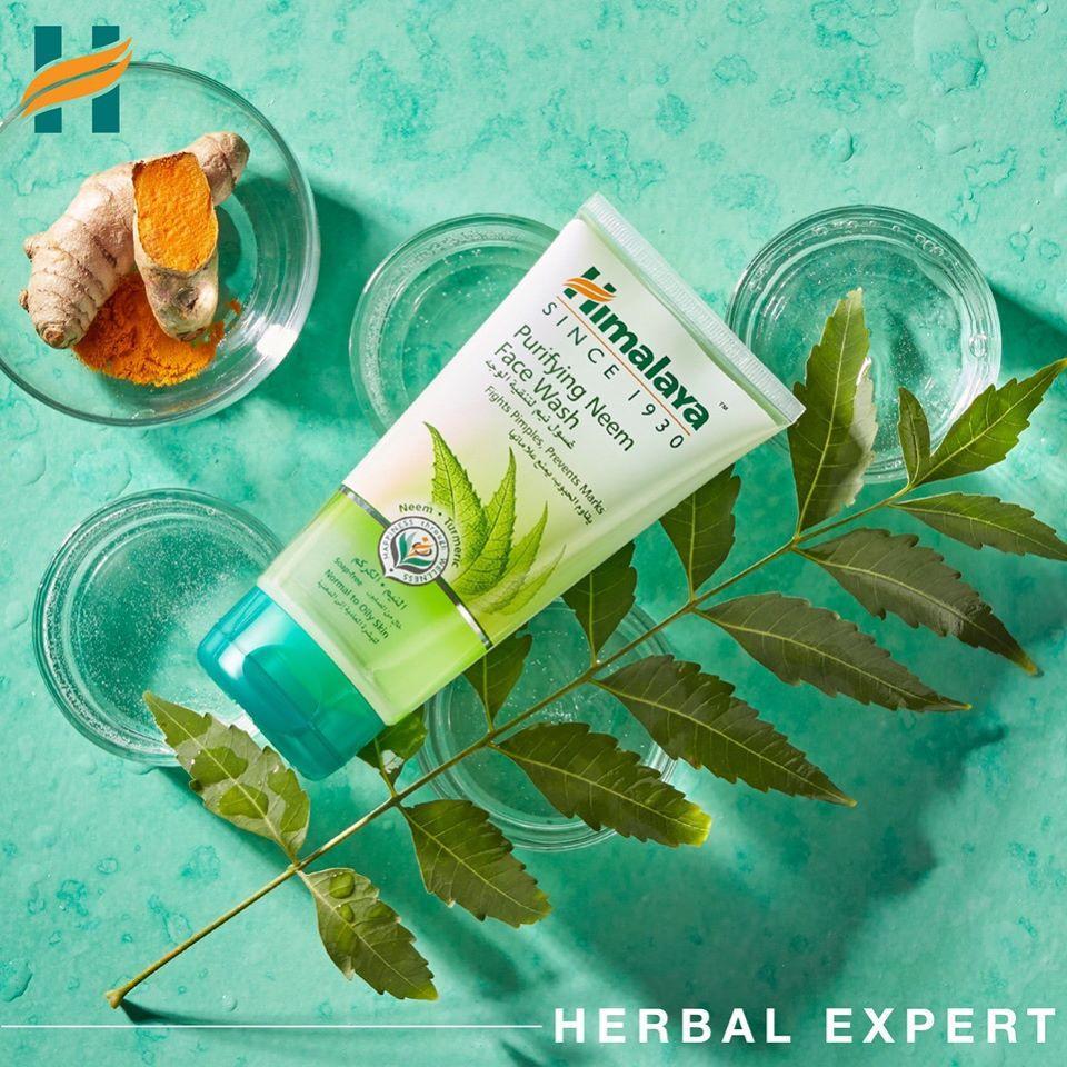 Sữa rửa mặt giảm mụn mờ thâm và sạch dầu thừa Himalaya Purifying Neem Face Wash 150ml