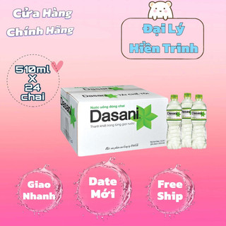 Nước Uống Dasani Tinh Khiết 24 chai 510ml
