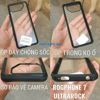 [Asus Rog Phone 5/ 5S/ 6/ 6D/ Pro/ 7] Ốp lưng chống sốc,chống va đập lưng trong cao cấp UltraRock