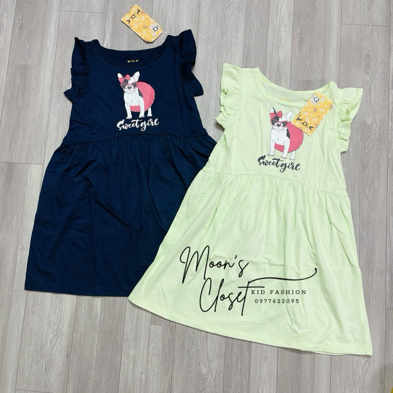 MDK- Váy thun mèo size 4/5y-14/15