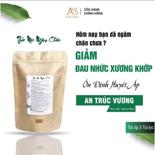 Thảo Dược Ngâm Chân An Trúc Vương túi zip 05 túi lọc hỗ trợ giảm đau nhức xương khớp, mất ngủ, lạnh tay chân