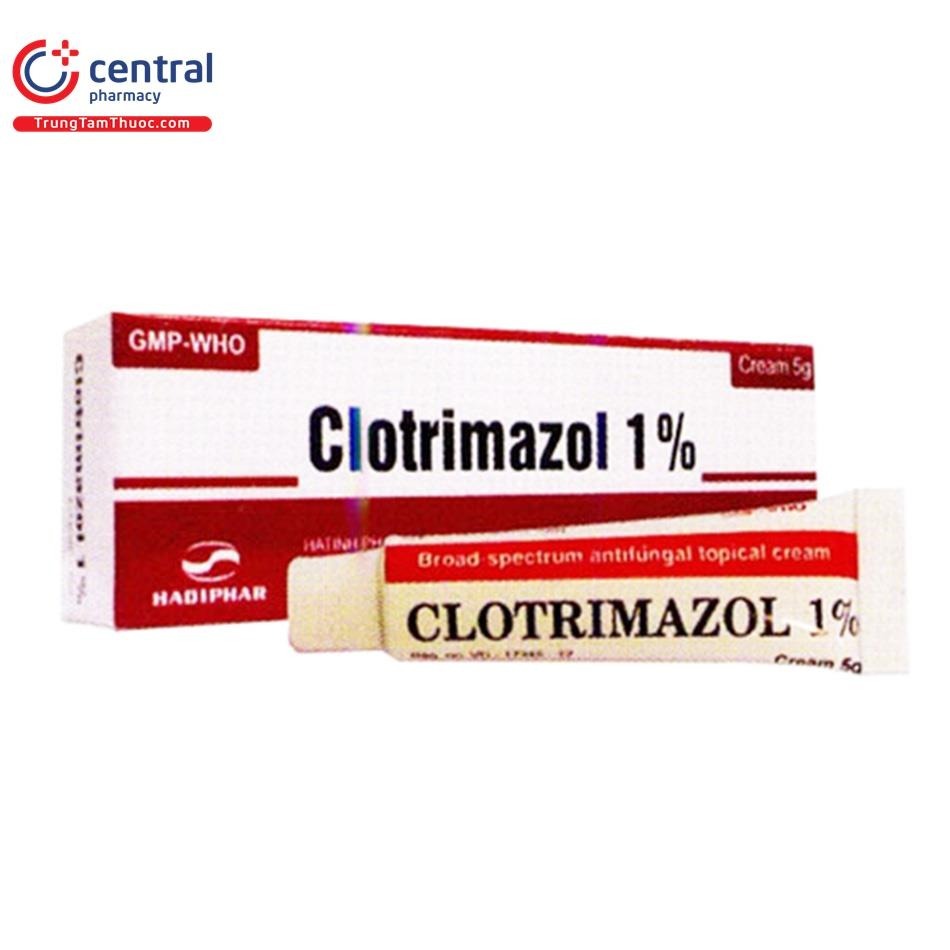 Kem bôi Nấm Da CLOTRIMAZOLE tuýp 5g