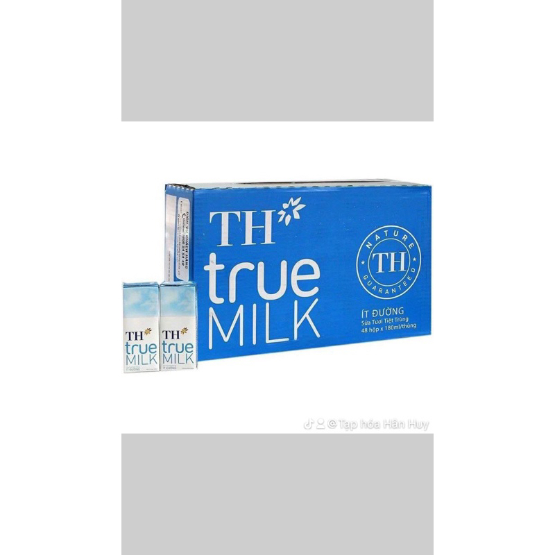 Sữa TH true milk ít đường