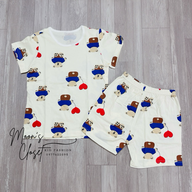 HQ- Bộ thun ngủ gấu size 90-140