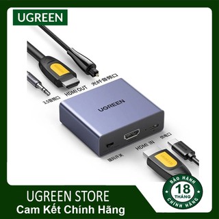 Cáp chia hdmi ra hdmi có audio 3.5mm/optical chính hãng