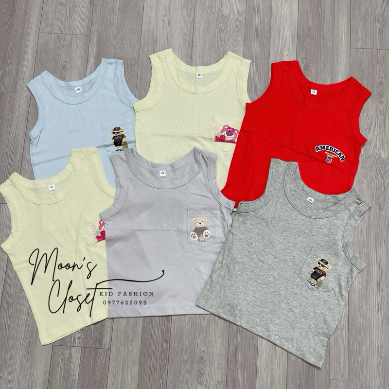 XD- Áo ba lỗ size 80-150