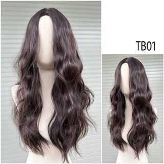 Tóc Giả Nữ Hai Mái Nguyên Đầu TB01 Xù Dài