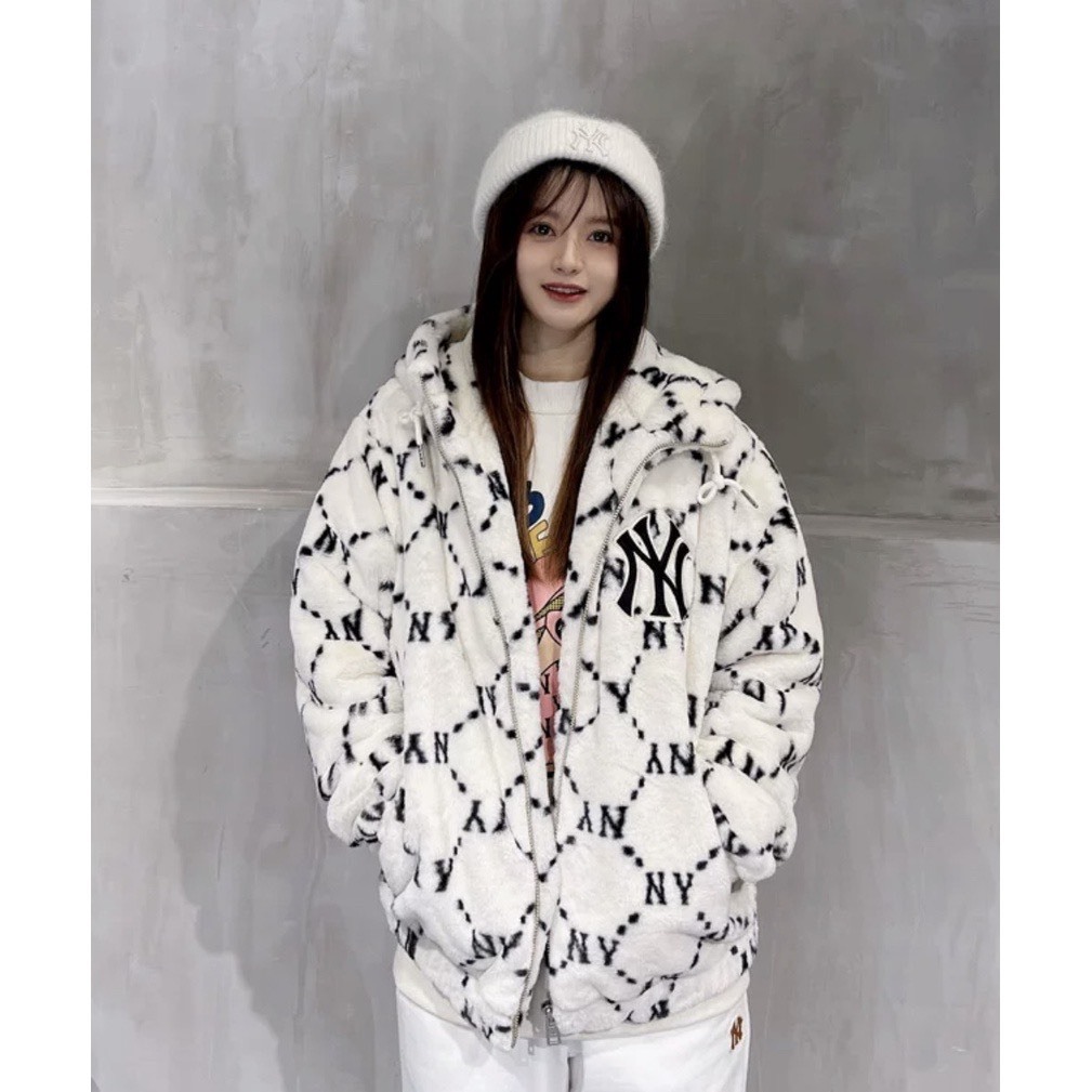 Áo khoác lông NY MLB chính hãng nam nữ cao cấp,Latizia.vn lông mịn hàng chuẩn form dày dặn