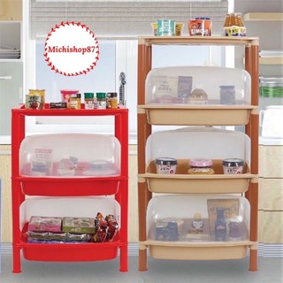 Kệ đựng đồ đa năng 3 tầng ,kệ úp bát đĩa có nắp đậy , giá để bát đũa 4 tầng nhựa việt nhật cao cấp.