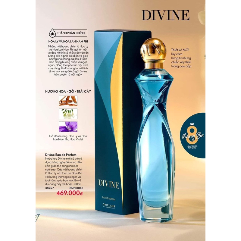Nước hoa nữ Devine 50ml