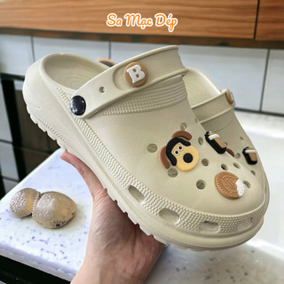 Dép nữ độn đế, Sục cross nữ sandal đế cao chất liệu eva siêu nhẹ mẫu mới 799