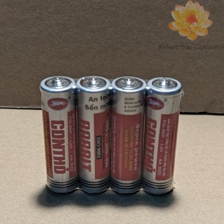 Vỉ 4 Pin con thỏ AA 1.5V