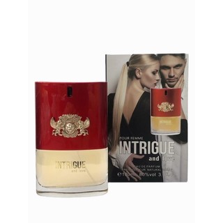 Nước hoa nữ hộp gỗ intrigue đỏ 100ml thơm ngọt sang