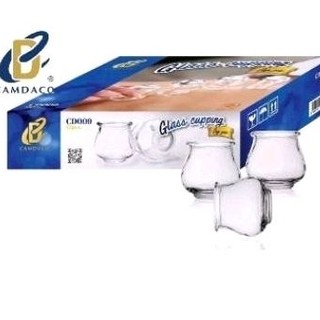 Ống giác hơi thủy tinh 12 cốc - giác hơi dùng lửa + kèm cây châm