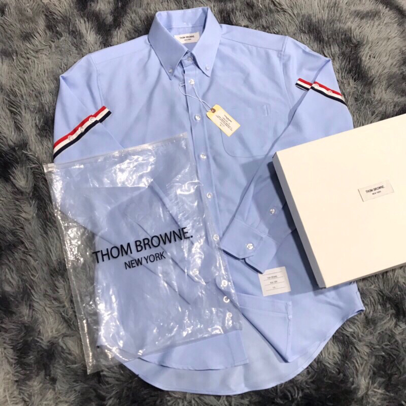 Áo sơ mi thom brown đen, viền 2 tay, (phiên bản Basic)