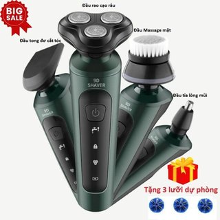Máy cạo râu cao cấp - dao cạo râu tỉa lông mũi cắt tóc 4in1