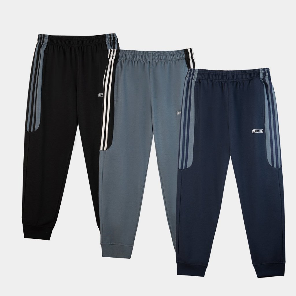 Bộ Nỉ Thể Thao Nam Thu Đông Quần Áo Nam Dài Tay Vải Cotton Dày Dặn Ấm Co Dãn Năng Động – D062