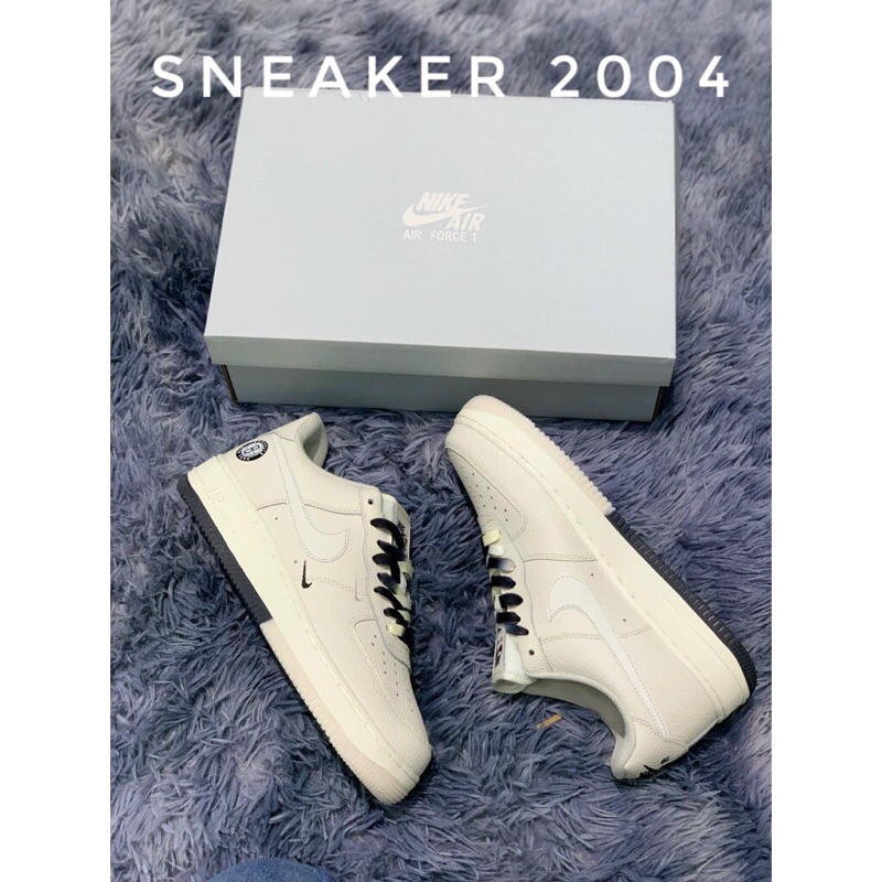 Giày Air Force 1 màu be sữa,Giày AF1 âm dương hàng đẹp thời trang nam nữ full box bill phụ kiện -1_yh
